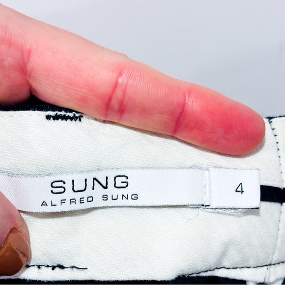 ALFRED SUNG – Black straight-leg dress pants * - Picture 10 of 10